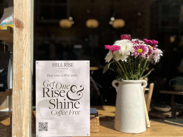 Get a free coffee, on us!