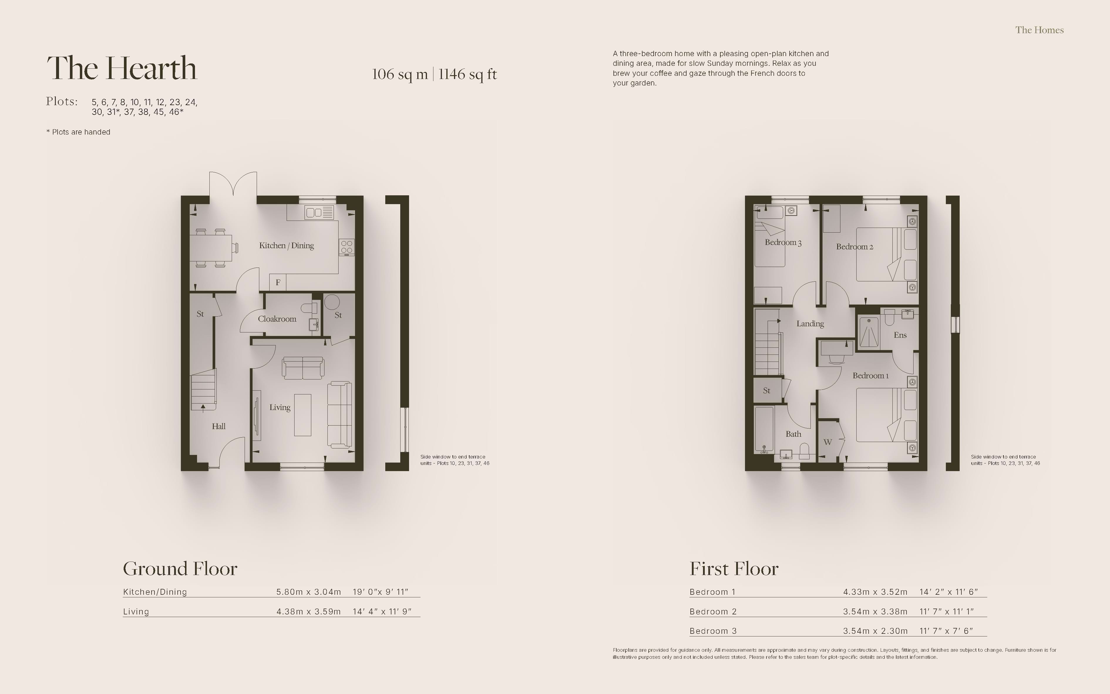 Floorplan for The Hearth
